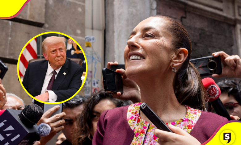 Donald Trump elogia a Sheinbaum y afirma que no busca perjudicar a México con los aranceles