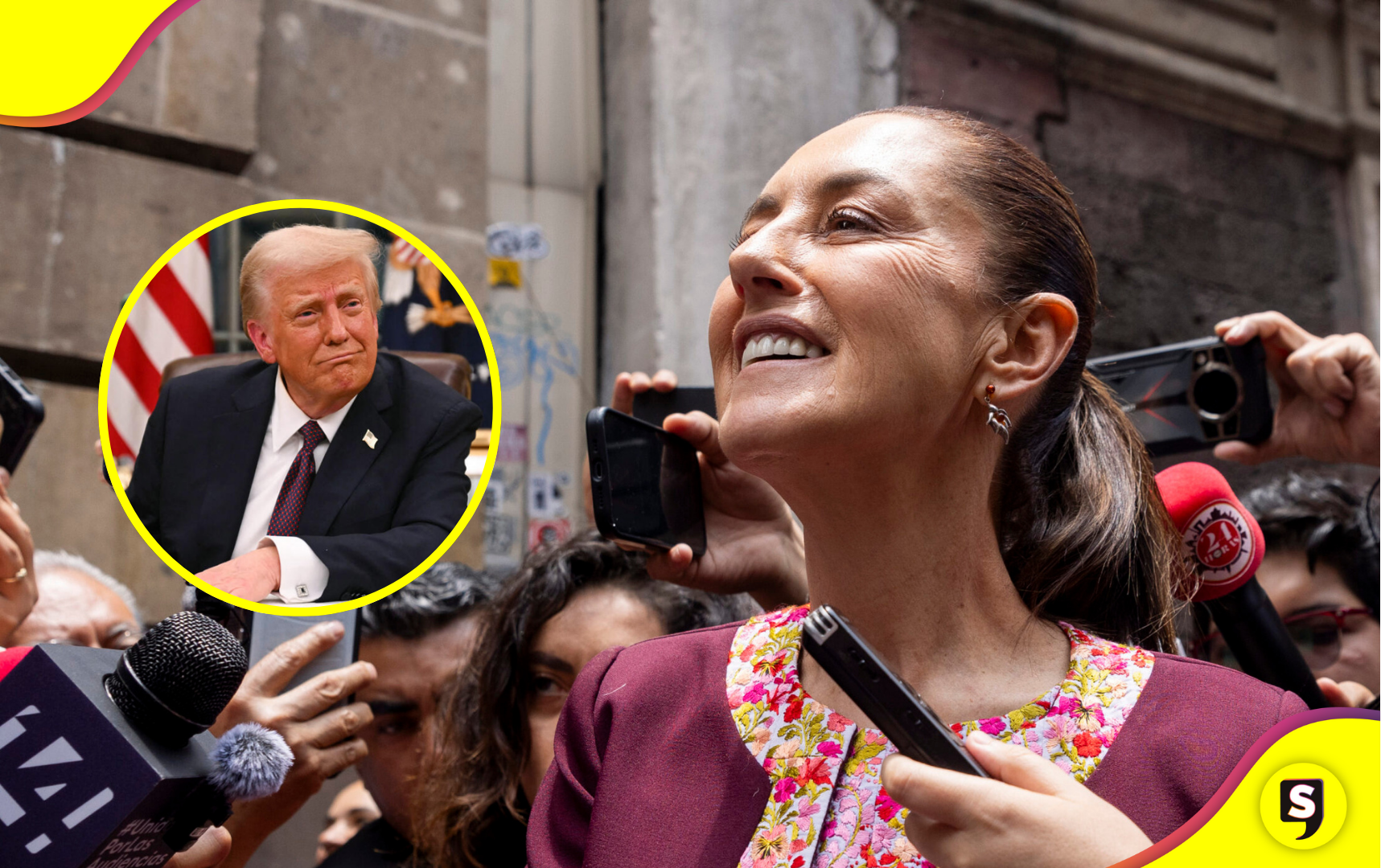 Donald Trump elogia a Sheinbaum y afirma que no busca perjudicar a México con los aranceles