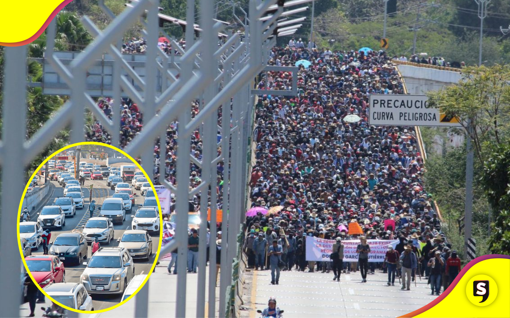 Conoce las avenidas afectadas y rutas alternas por la megamarcha de transportistas
