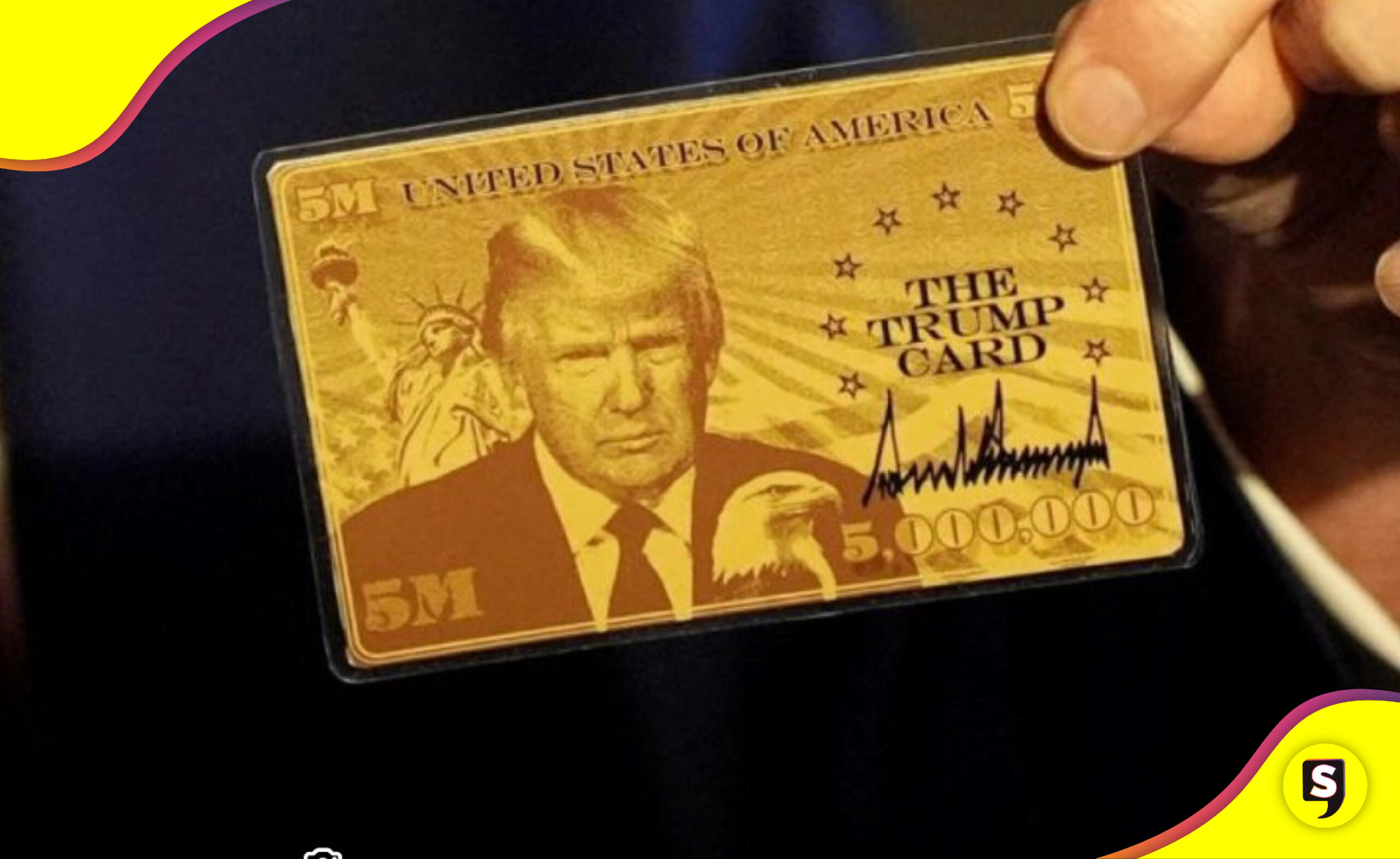 Trump visa dorada