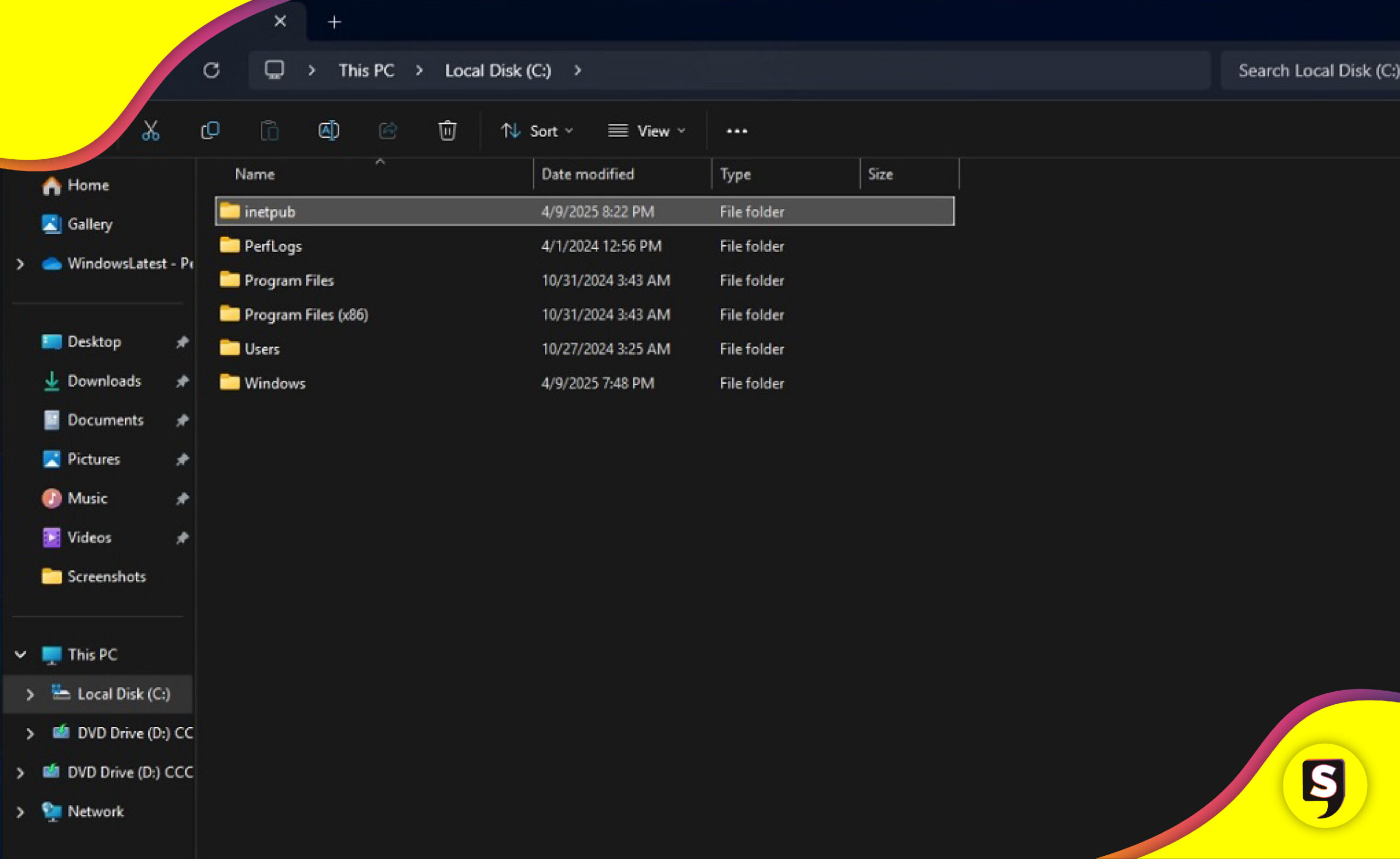 borrar folder en Windows