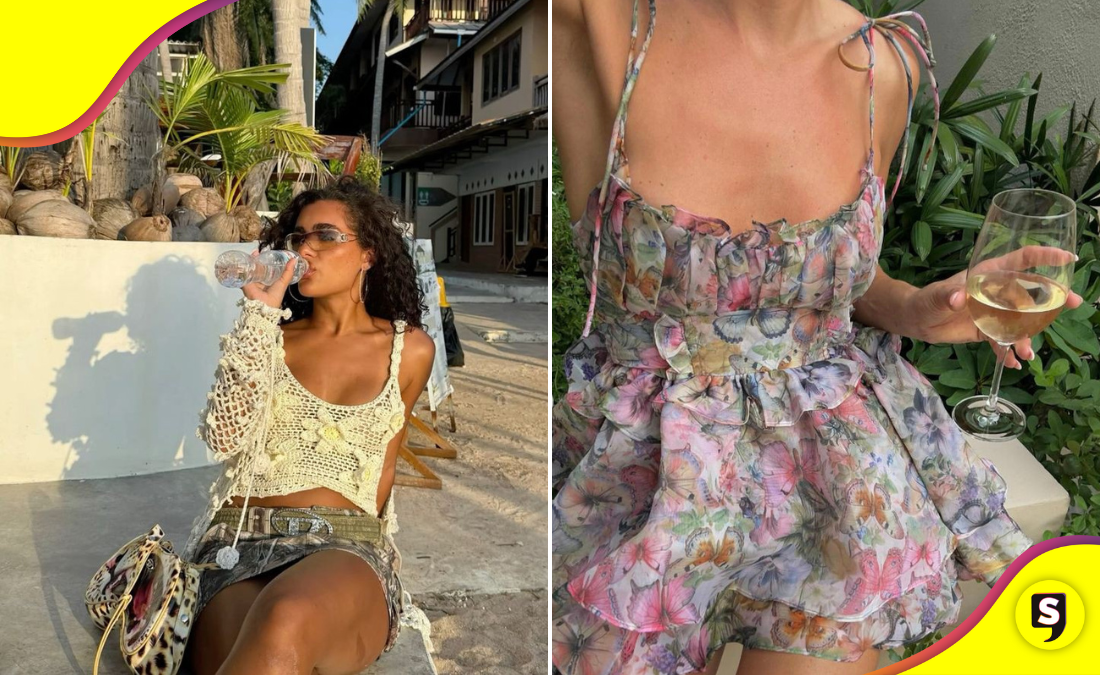El arte de combinar estampados sin parecer payaso.