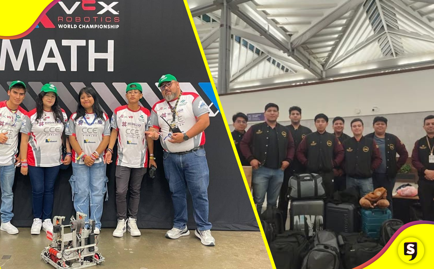 Estudiantes de Hidalgo compiten en el Mundial de Robótica 2025 en Dallas