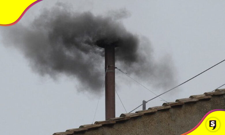 Humo negro nuevo Papa