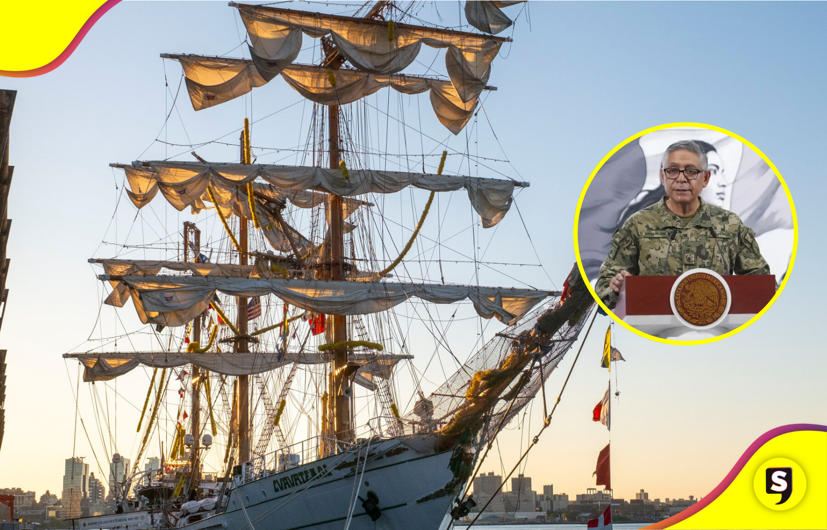 La Marina autorizó a EU investigar el Buque Cuauhtémoc