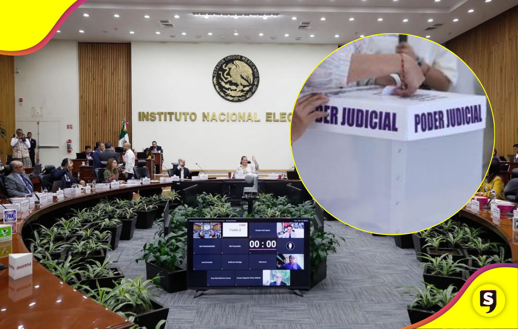 El INE canceló 17 candidaturas al Poder Judicial