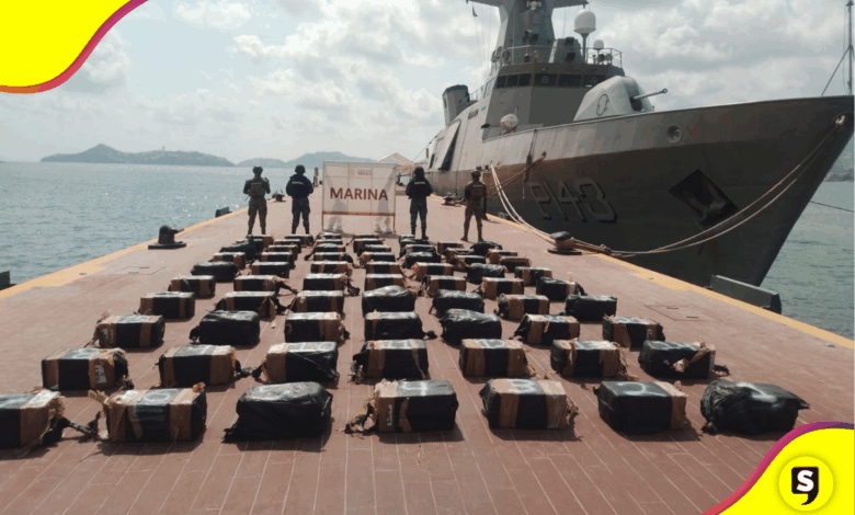 La Marina aseguró 1.3 toneladas de cocaína en Guerrero durante un operativo marítimo