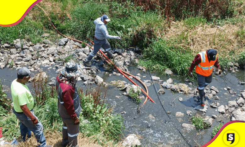 Tulancingo inicia limpieza de drenes para prevenir inundaciones
