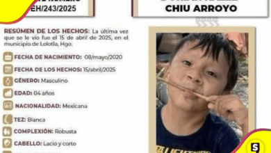 Dorian Kaleb, niño de 4 años, desapareció en Lolotla, Hidalgo.