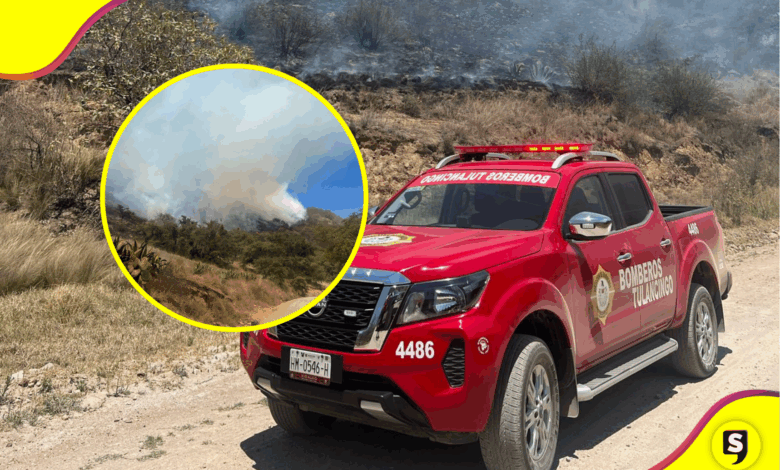70 voluntarios y bomberos combatieron un incendio forestal en Tulancingo
