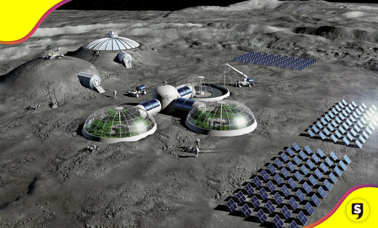 central eléctrica lunar