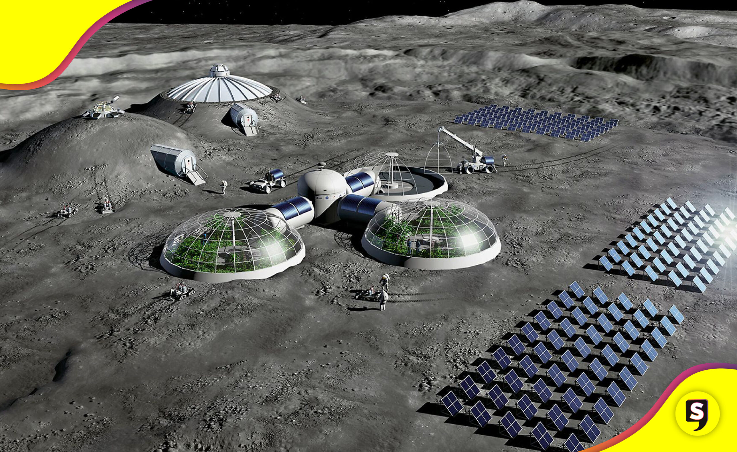 central eléctrica lunar