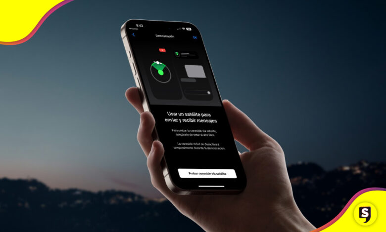 satélite iPhone