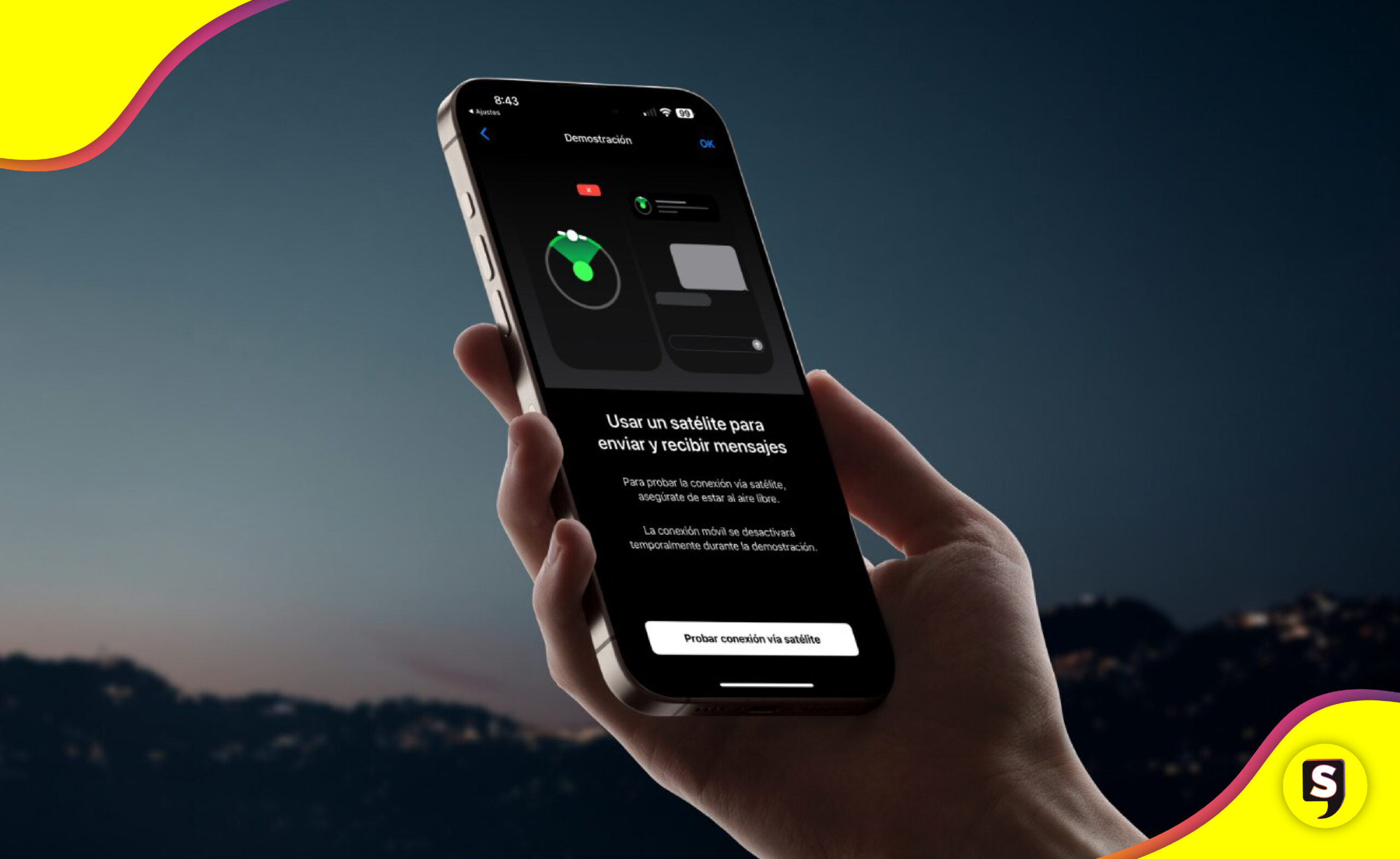 satélite iPhone