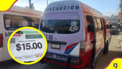 Transportistas en Hidalgo exigen aumento del pasaje a $15 y advierten con protestas