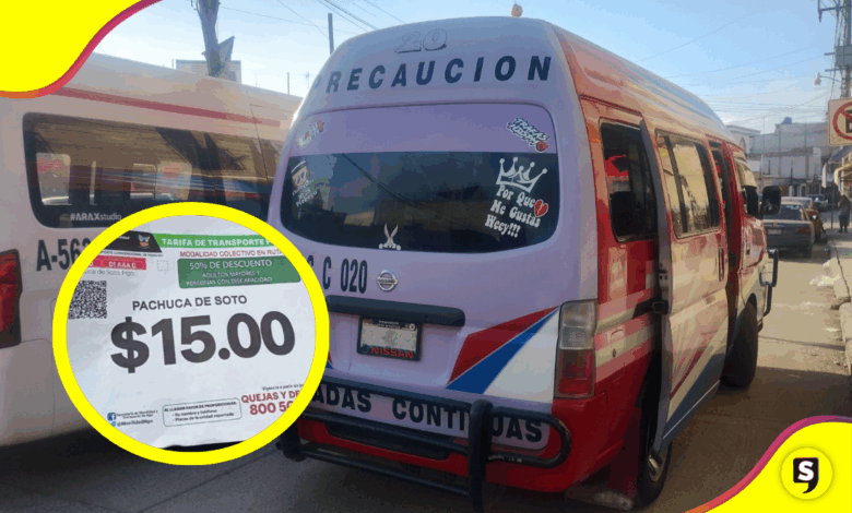 Transportistas en Hidalgo exigen aumento del pasaje a $15 y advierten con protestas