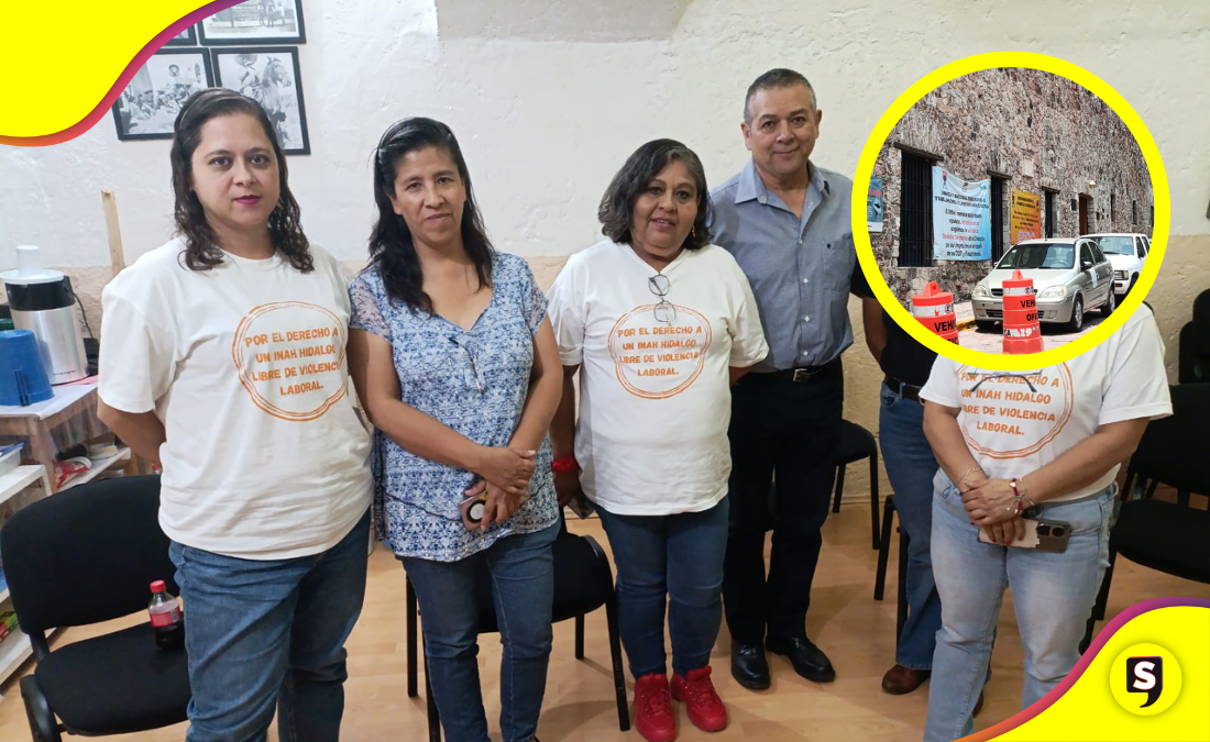 Trabajadores del INAH Hidalgo denuncian violencia laboral y de género