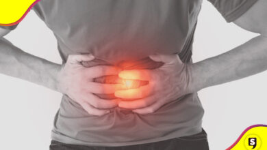 Panza inflamada