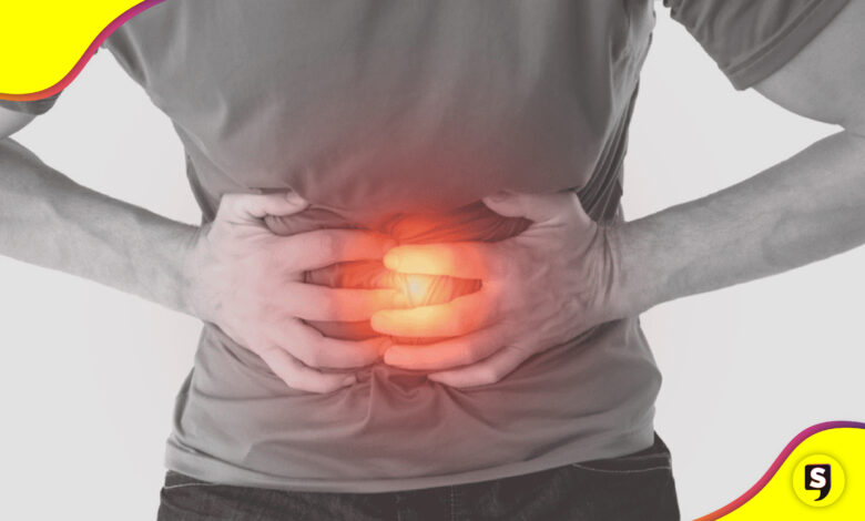 Panza inflamada