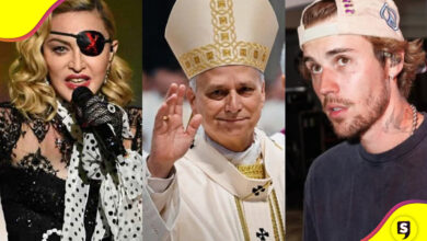 Papa Madonna Justin Bieber