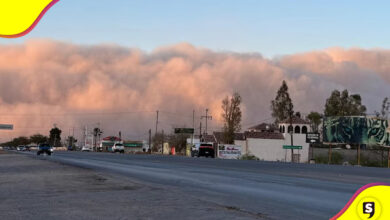 tormenta de arena en Chihuahua