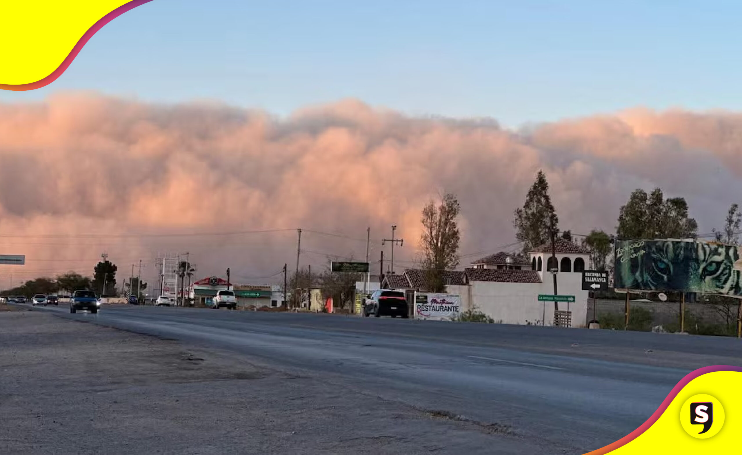 tormenta de arena en Chihuahua