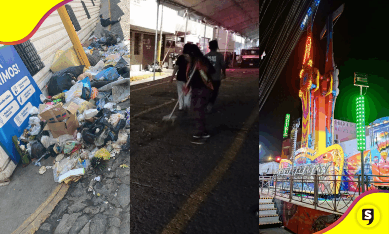 Feria de los Angelitos en Tulancingo: Vecinos critican falta de limpieza