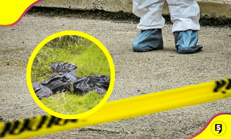 Restos humanos en bolsas aparecen en Singuilucan