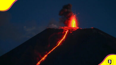 Kliuchevskoi volcán Rusia