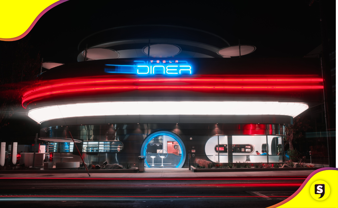 Tesla Diner Musk