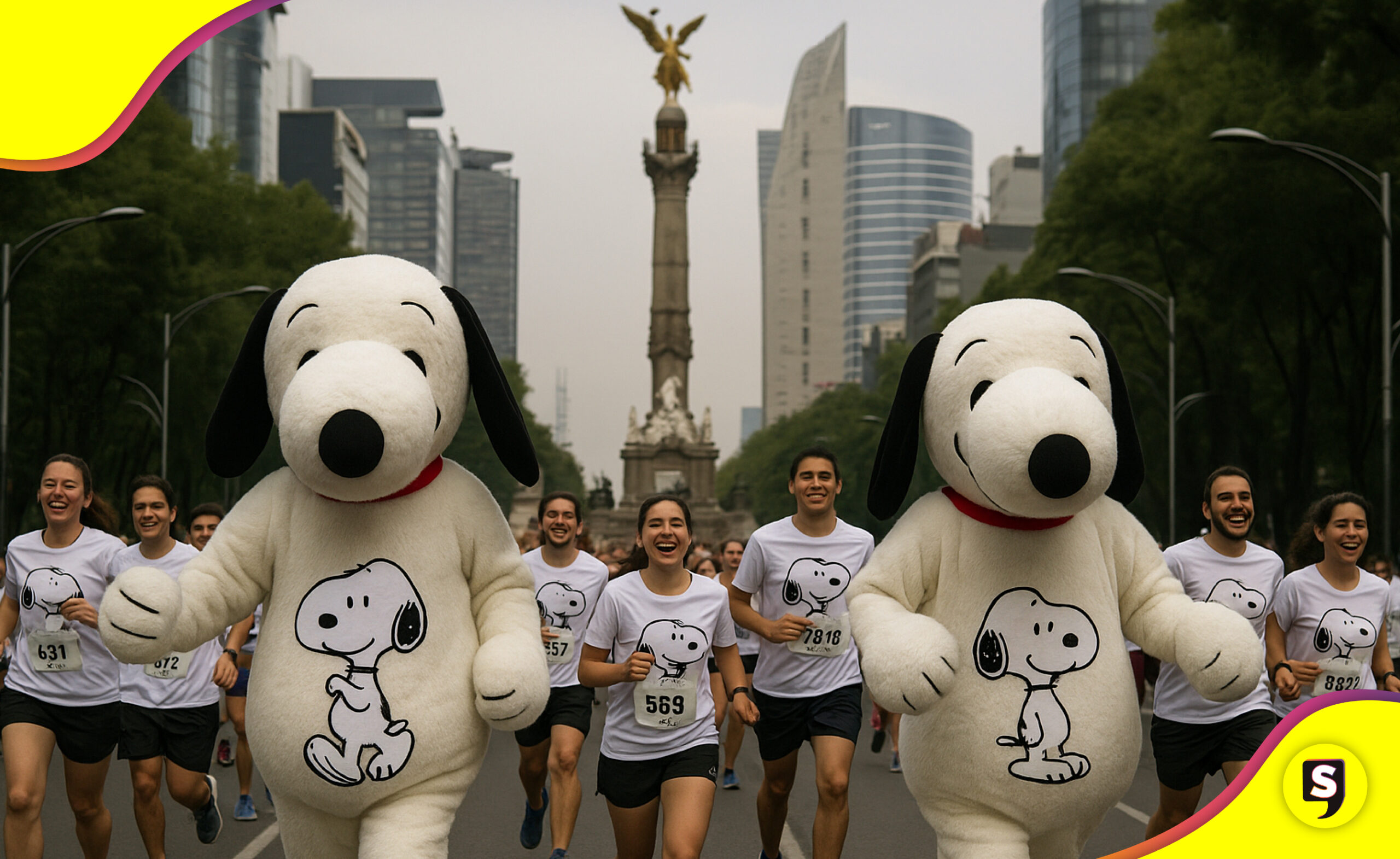 carrera Snoopy 2025 en CDMX