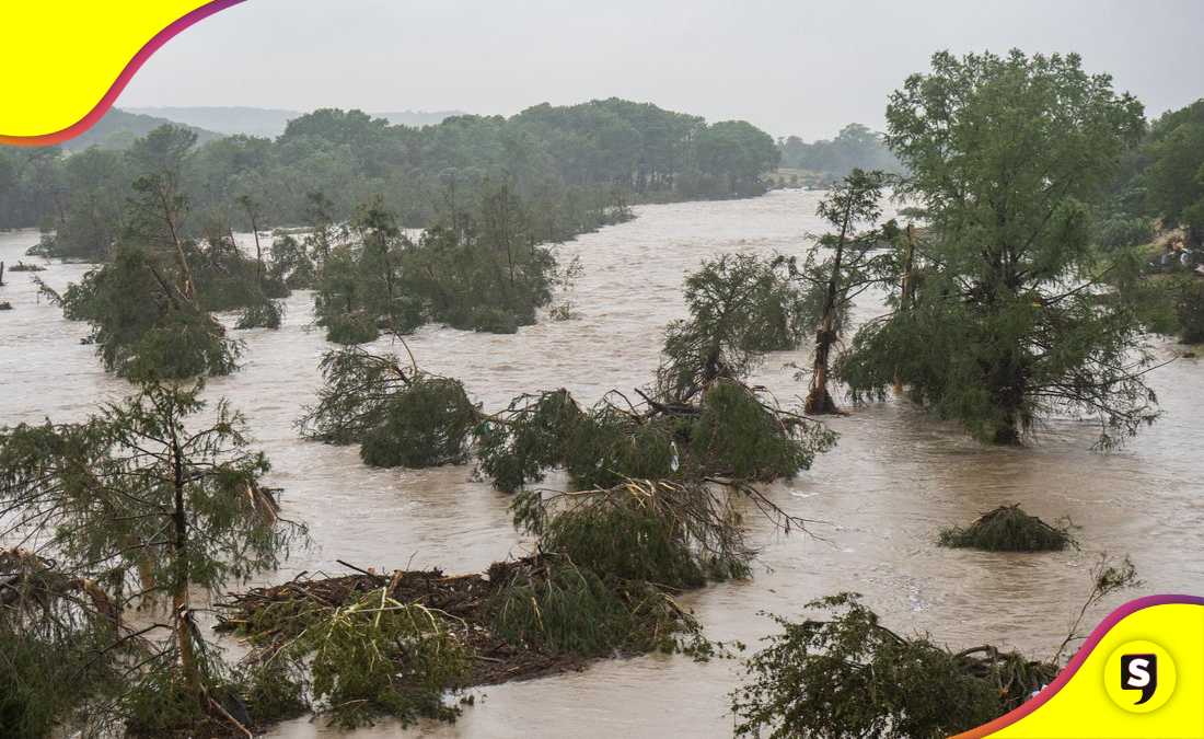 Así las inundaciones en Texas hasta el momento.