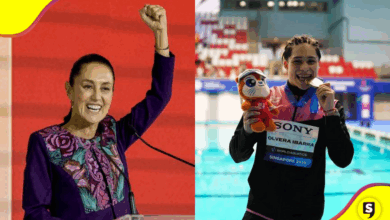 Sheinbaum recibe a Osmar Olvera y clavadistas tras histórico Mundial
