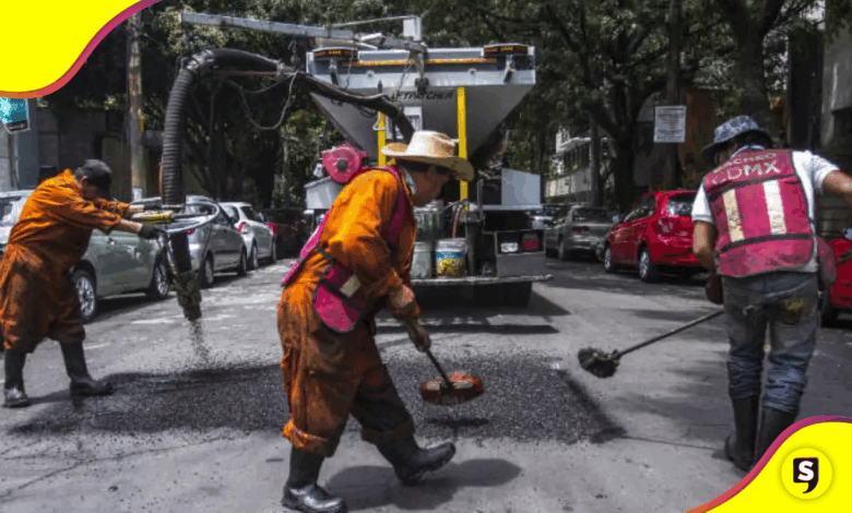 CDMX invertirá 2,250 millones en pavimentación y bacheo
