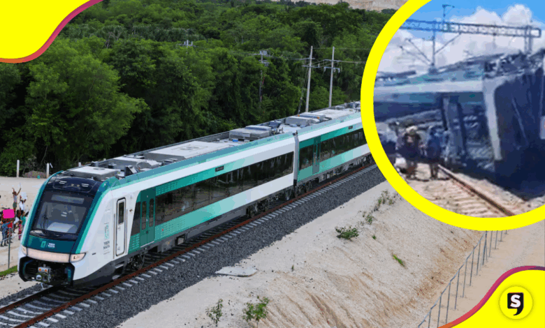 Descarrilamiento del Tren Maya en Yucatán