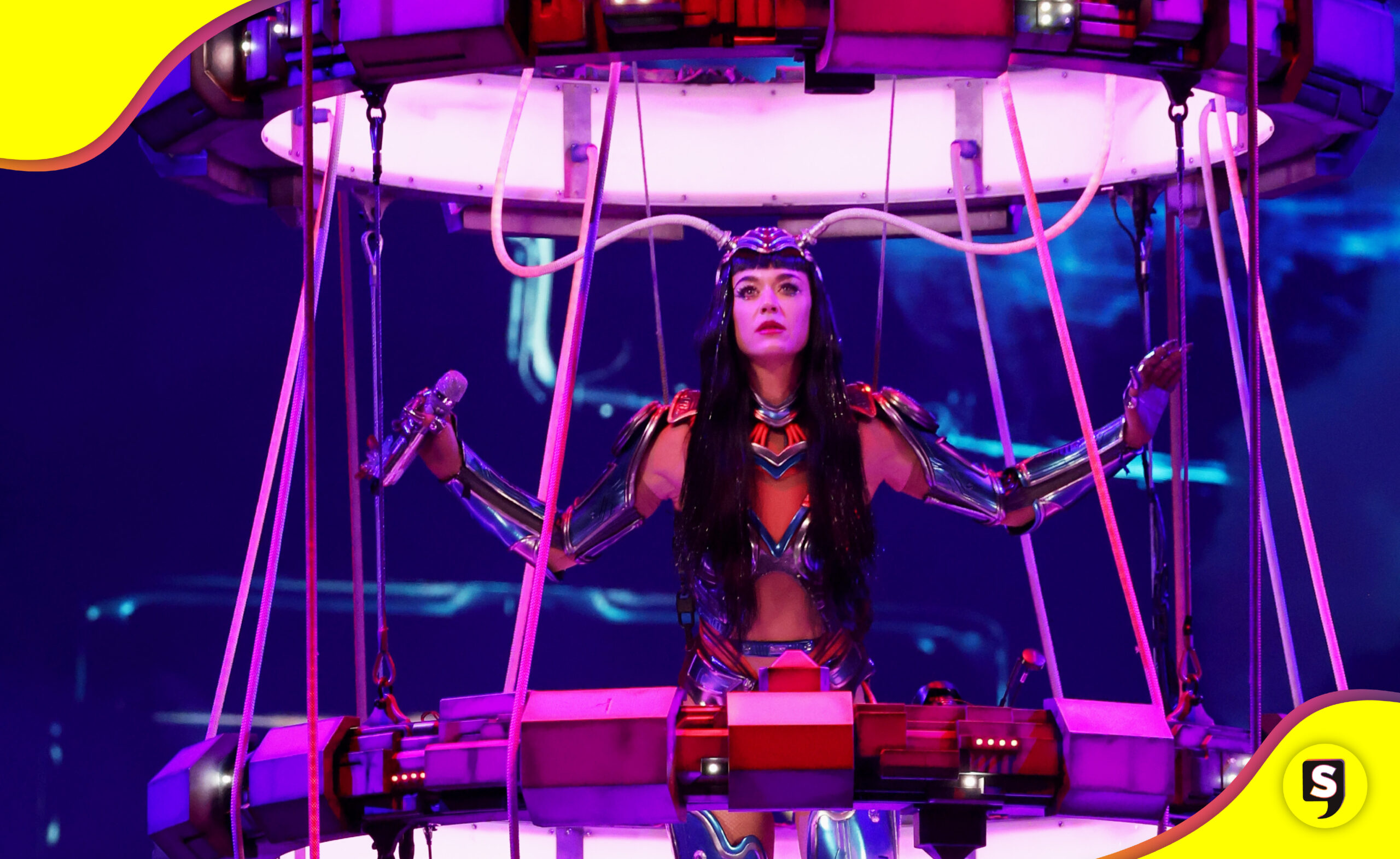 Katy Perry descarga eléctrica