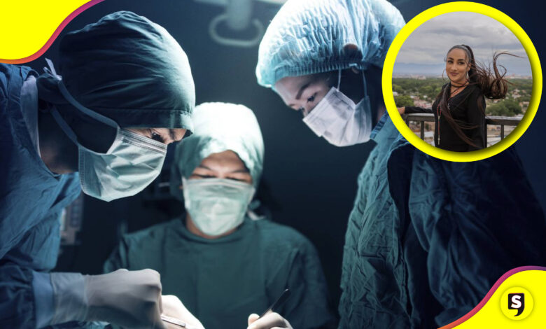 Mujer coma órganos