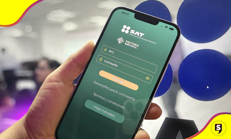 SAT nuevas funciones apps