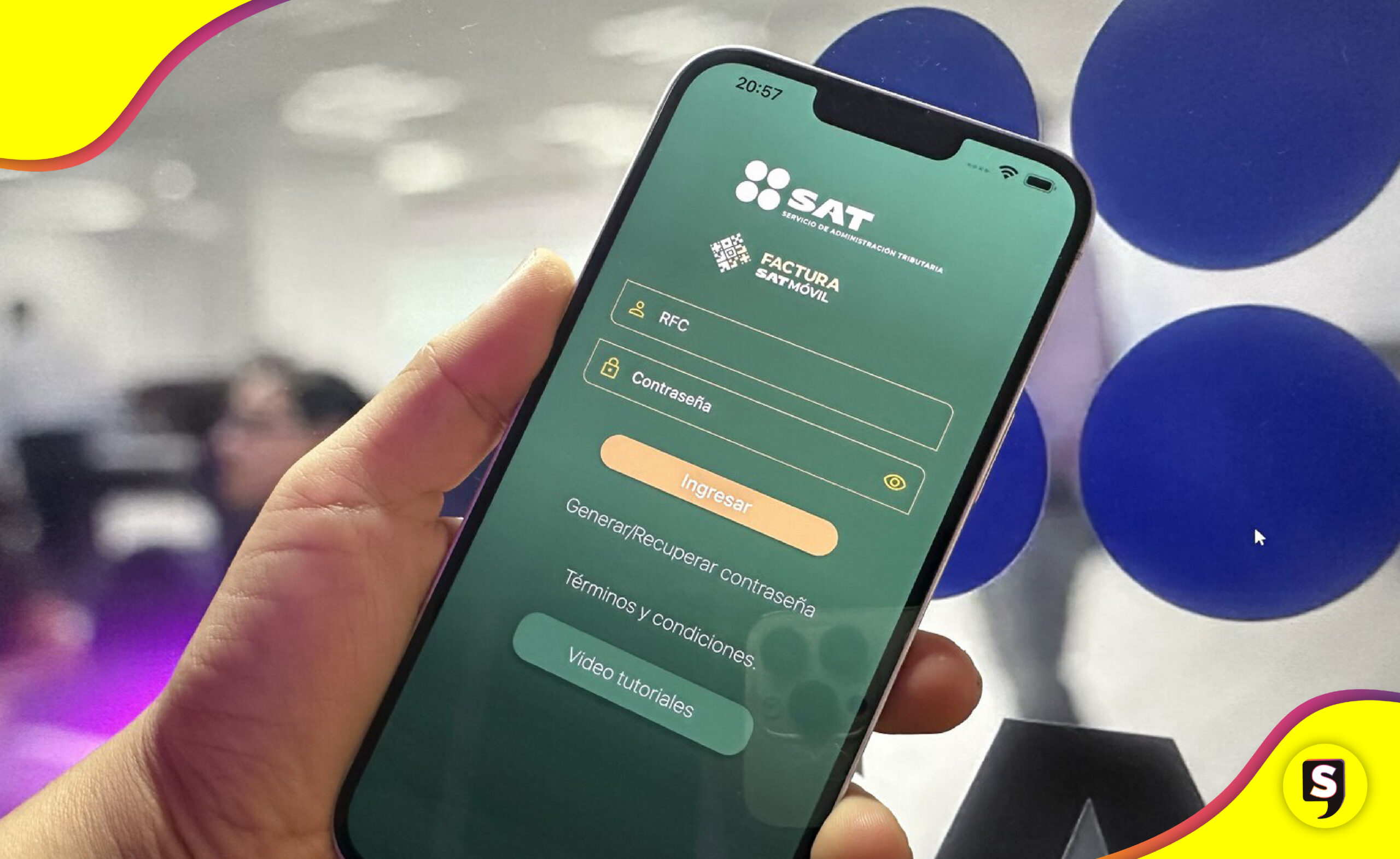 SAT nuevas funciones apps