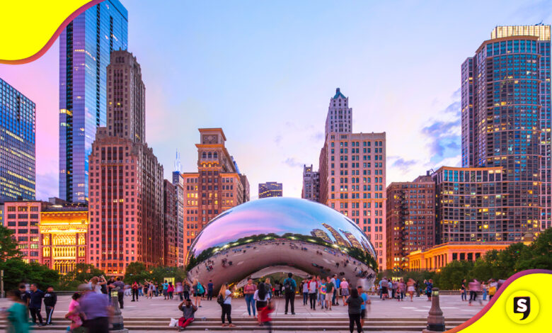 hombre The Bean Chicago