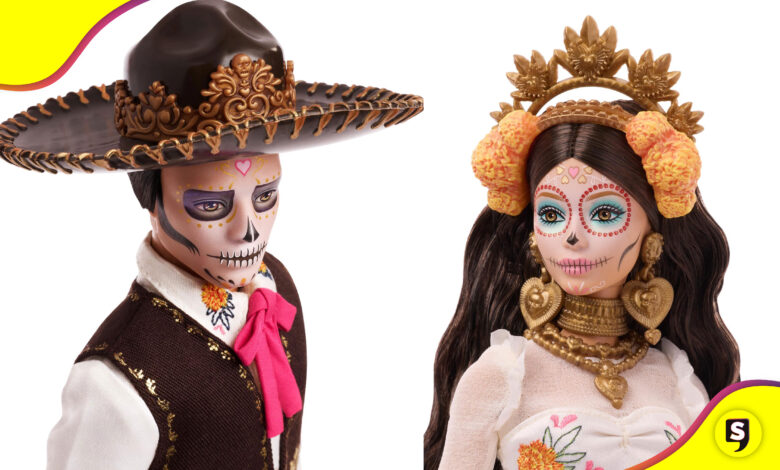 Barbie y Ken Día de Muertos 2025