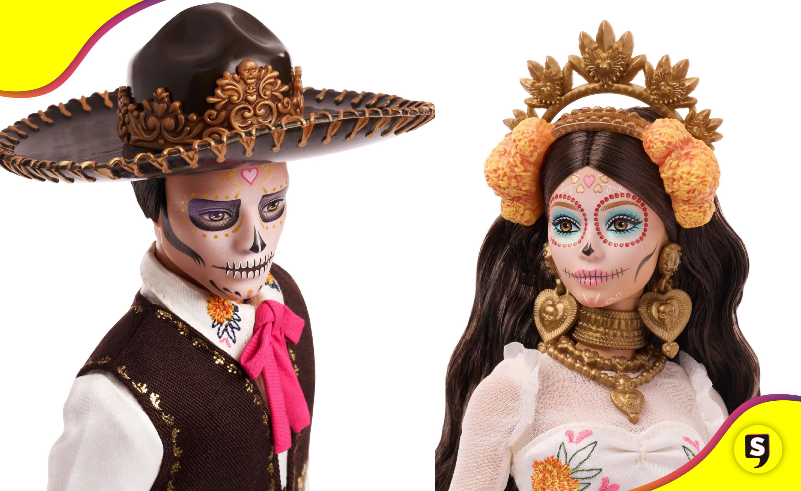 Barbie y Ken Día de Muertos 2025