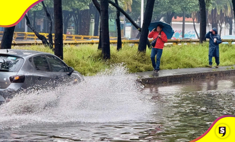 Lluvias generan caos en transporte de la CDMX