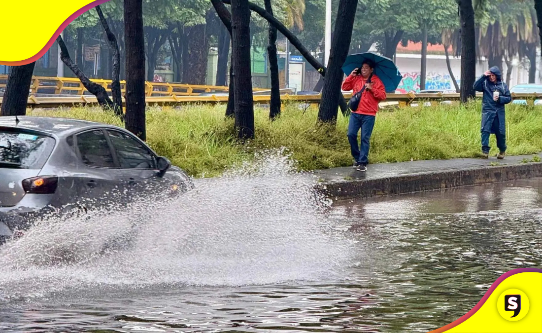 Lluvias generan caos en transporte de la CDMX