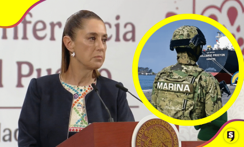 Sheinbaum Desvincula Muerte de Marino de Huachicol Fiscal