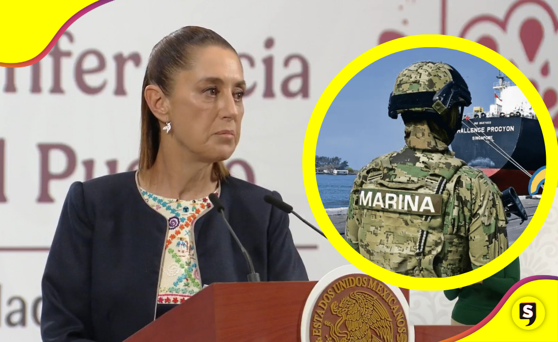 Sheinbaum Desvincula Muerte de Marino de Huachicol Fiscal