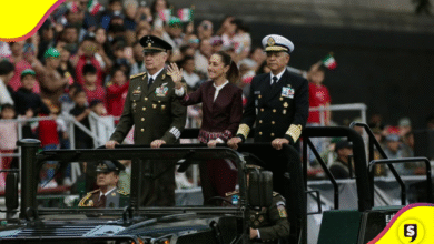 Sheinbaum encabeza desfile por Independencia de México