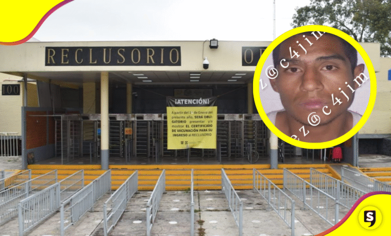 Se fuga reo del Reclusorio Oriente