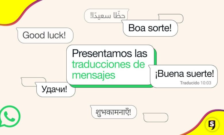 WhatsApp traducción en tiempo real