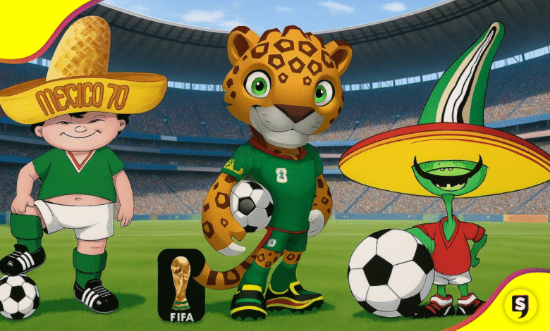 mascotas de los Mundiales en México